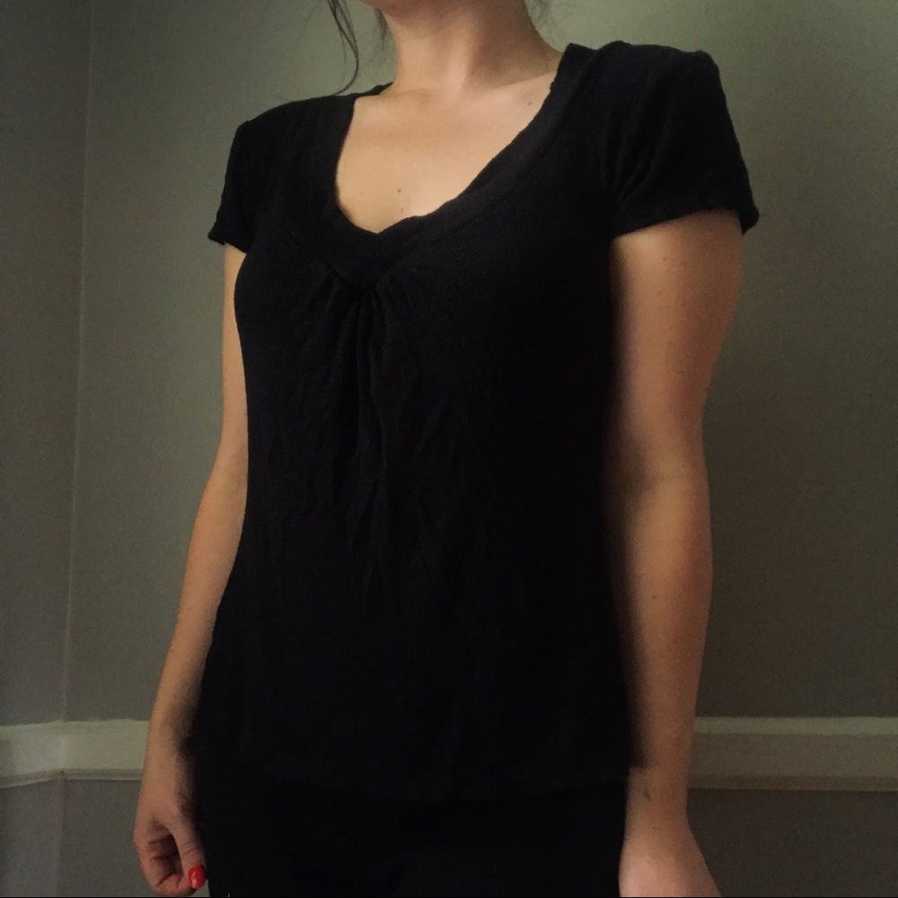 Simple Black Babydoll Top